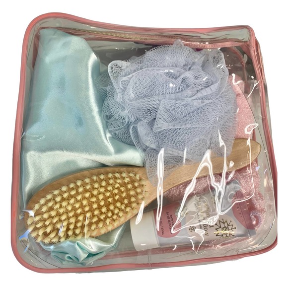 Livegreen Shower Essential‎ Collection; Exfoliating Gloves, Loofa, Body lotion - Picture 3 of 6